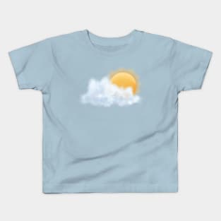 Cloudy Sunshine Kids T-Shirt